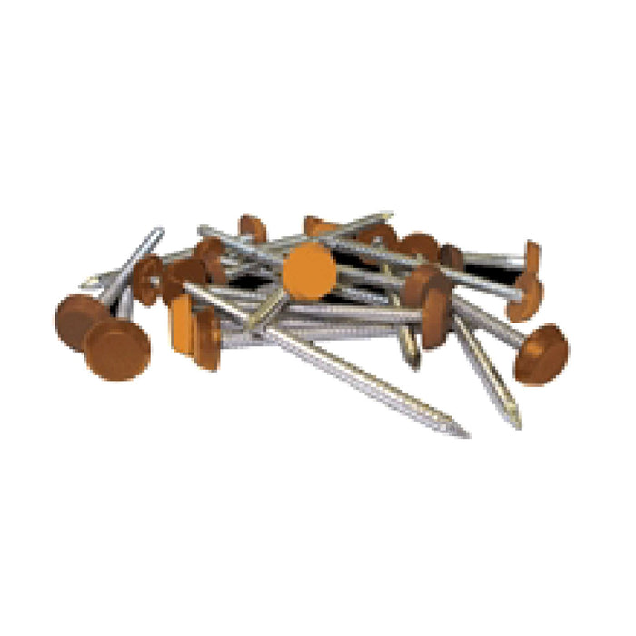 250 x 40mm Light Oak / Tan UPVC Poly Top Pins    [B&N]  (0189) ^^