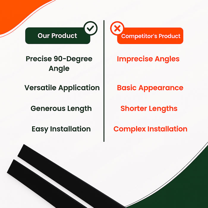 Black Rigid Angle 100mm x 100mm