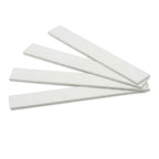 4 x 19mm White PVC Flat Bar x 1 Metre