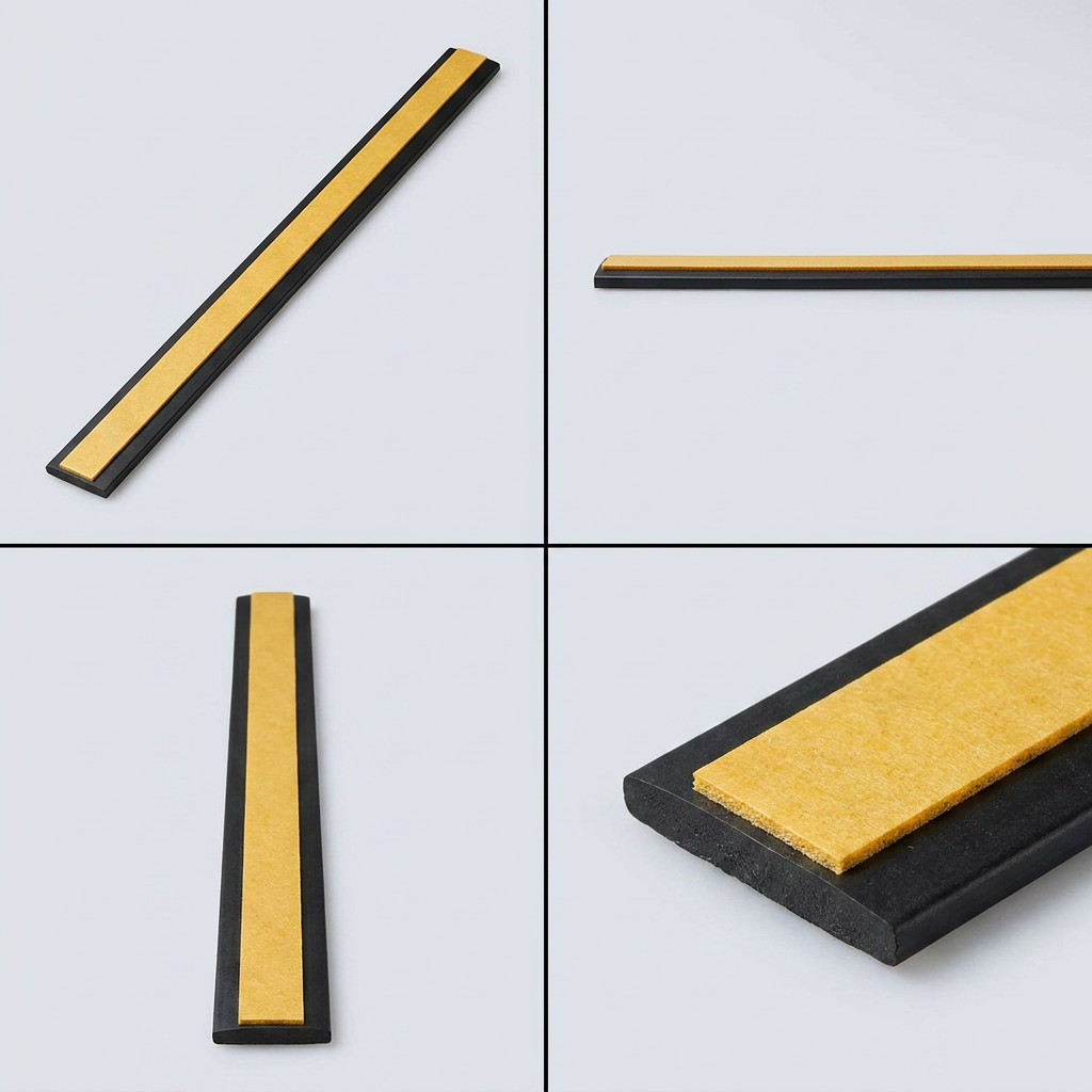 3 x 75mm Black Self-Adhesive Trim Strip x 1 Metre