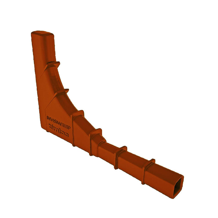 50 x Terracotta Brick Tunnel Weep Vents Invisible Cavity Wall Water Outlet