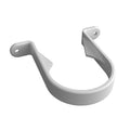 10 x White Round 68mm Downpipe Brackets Freeflow