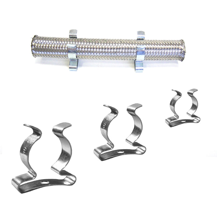 20 x 32mm Fuel And Oil Hose Spring Clips       (0205) ^^