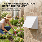Hooded Cowl Vent Covers for Air Bricks Grilles Extractors Vents