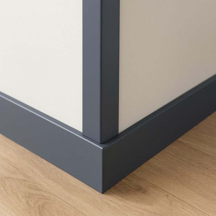 Anthracite Grey 1 Metre UPVC Plastic Rigid Angle 10 x 10mm Corner Cover Trim 90 Degree