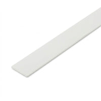 1 x 50mm White PVC Flat Bar x 1 Metre