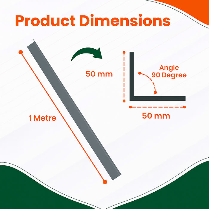 15 Pack Grey 1 Metre UPVC Plastic Rigid Angle 50 x 50mm Corner Cover Trim 90 Degree