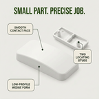 2 x 5mm White Striker Plates