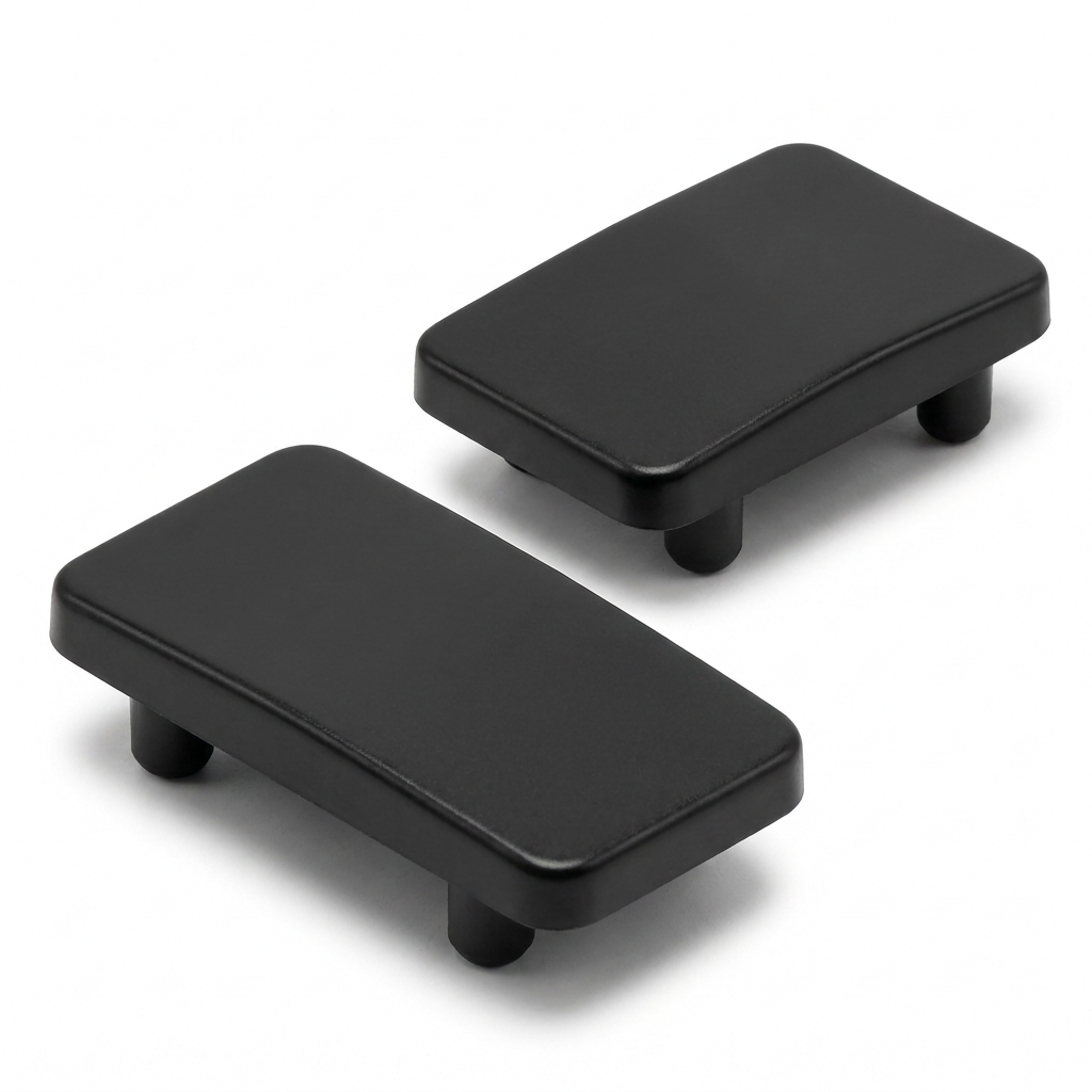 2 x 3mm Black Striker Plates