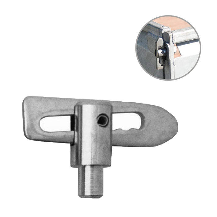 Antiluce Fastener Weldable Drop Lock Catch for Horseboxes, Trailers & Tailgates