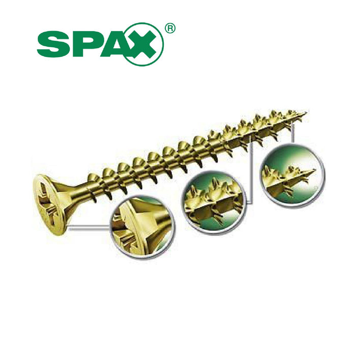 SPAX Xpert Wood 847 Assorted Screws & Raw Plug Case  (0731)  @