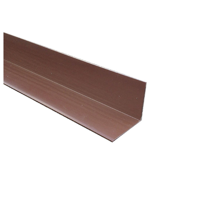 2 x Brown Rigid Angle 50mm x 50mm x 1.2 Metre     (0761) ^^