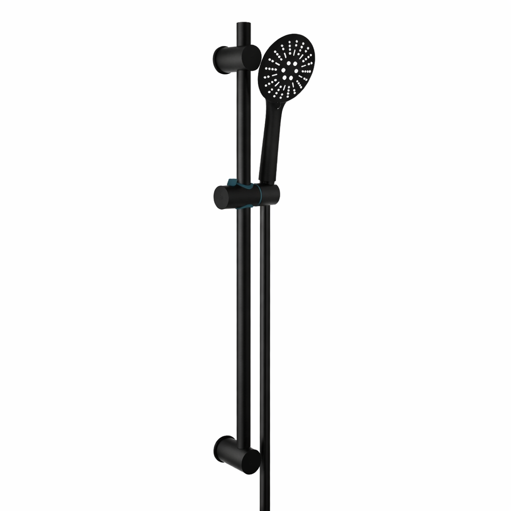 Kartell Nero Round Slide Rail Kit Matte Black