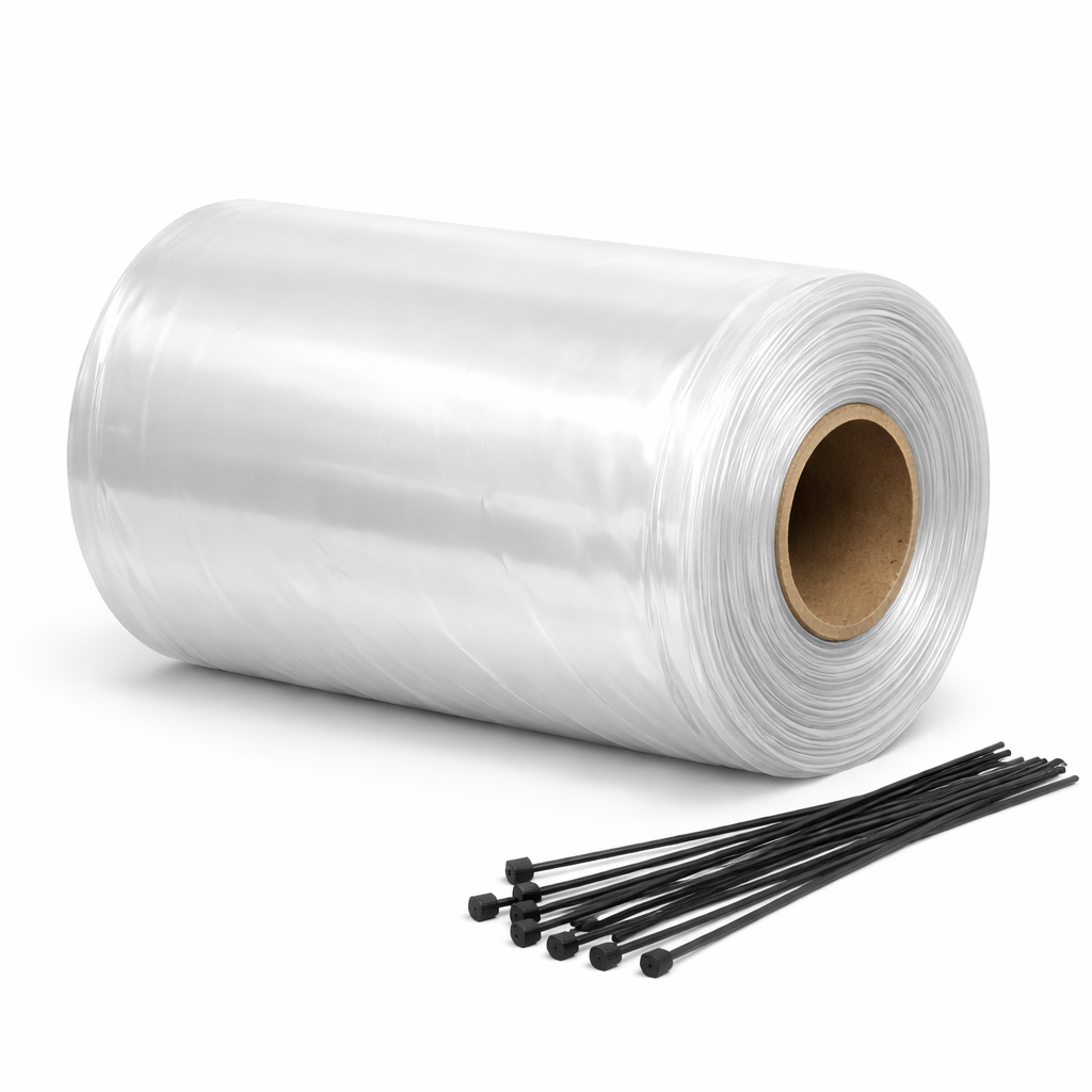5 Metre Temporary Rainwater Downpipe 4 Inch 250 Gauge Kit
