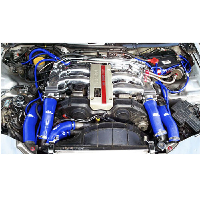 Impreza 93-99 Blue Engine Bay Blue Silicone Hose Dress Up Kit  (0504) ^^