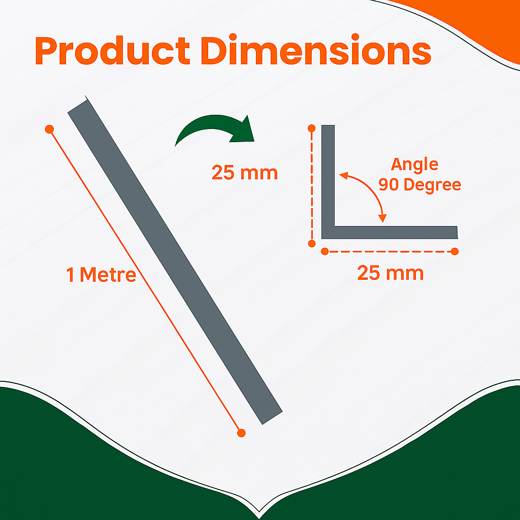 25 Pack Grey 1 Metre UPVC Plastic Rigid Angle 25 x 25mm Corner Cover Trim 90 Degree