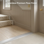 5 x Matt Silver Wide Cover Strip Floor Transition 38mm x 89.5cm