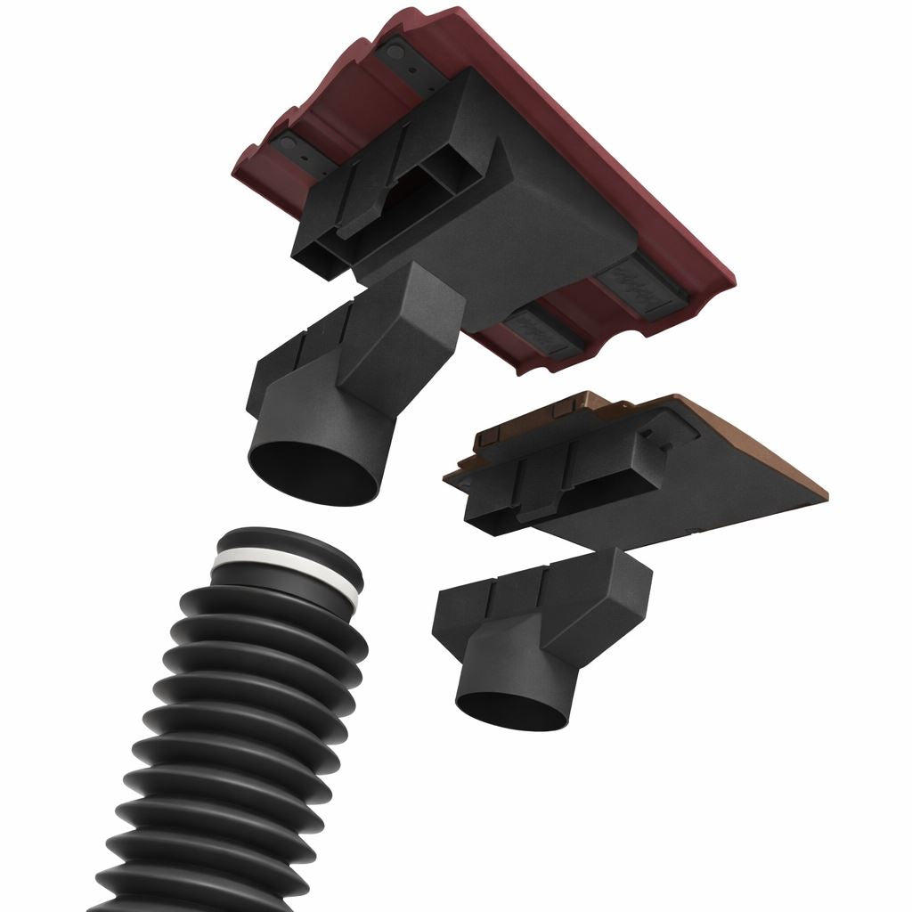 Manthorpe Granulated Antique Brown Plain Tile Vent with Adaptor Kit for Clay and Concrete Roofs