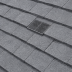 Timloc Brown Plain Roof Tile Vent with Adapter