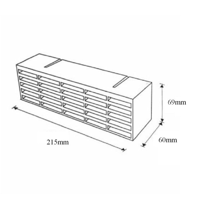 20 x Timloc White Air Bricks     (0364) ^^