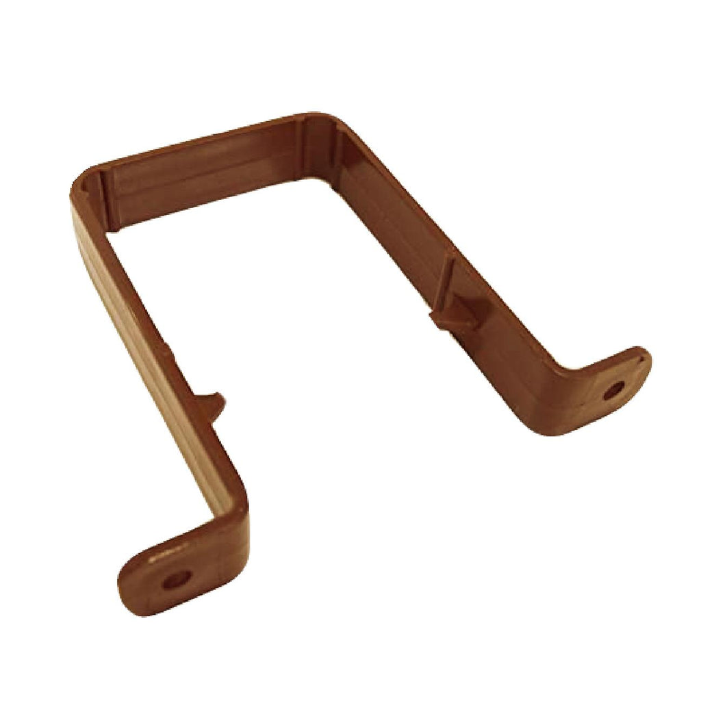 10 x Caramel Square 65mm Downpipe Brackets Freeflow