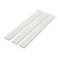 3 x 50mm White PVC Flat Bar x 1 Metre