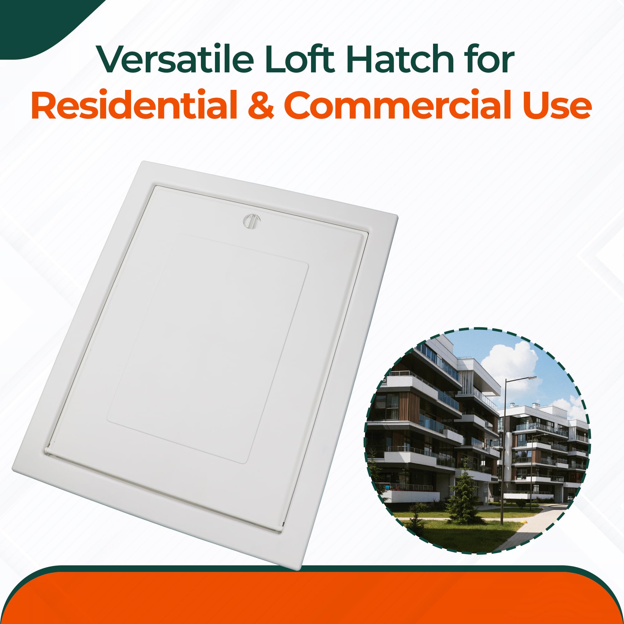 Manthorpe GL250-03 Insulated Loft Trap Door 562 x 726mm Hinged Hatch