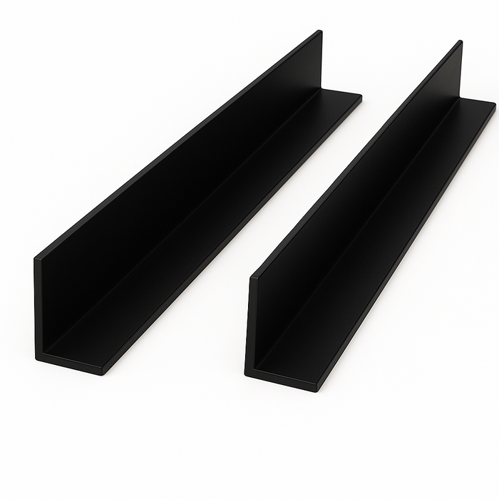 Black Unequal Angle 70mm x 30mm
