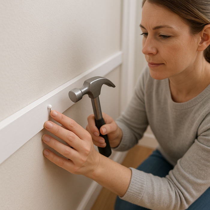 White UPVC Poly Top Pins Stainless Steel