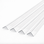 4 x 20x20mm Clear Angles x 1 Metre