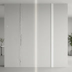5 x 38mm White Adhesive Taped PVC Flat Bar x 1 Metre