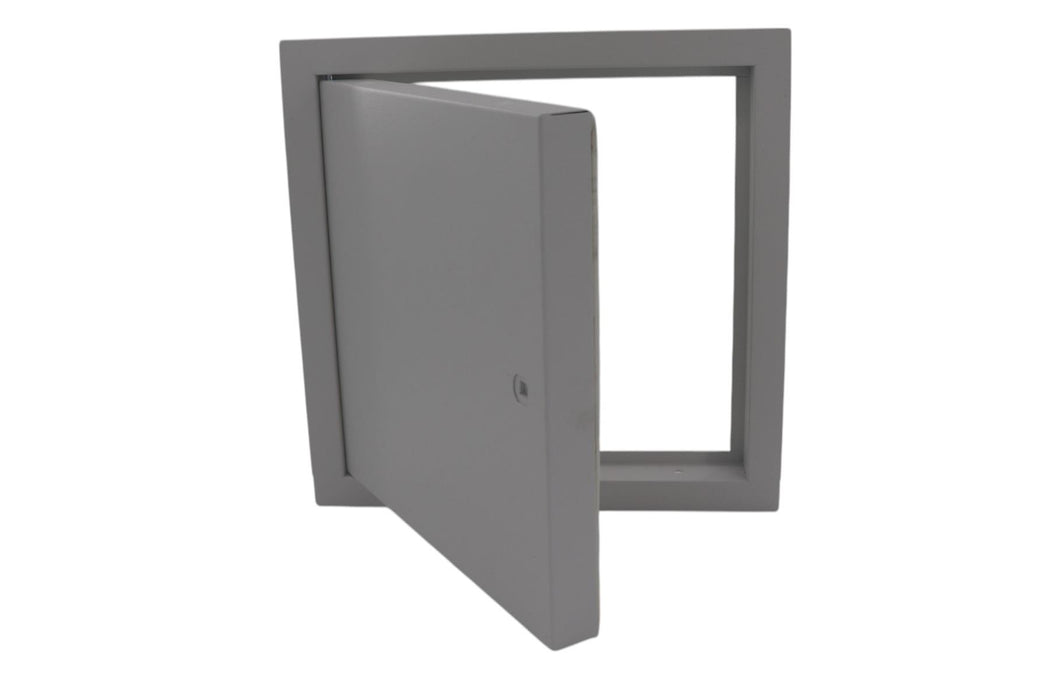 Manthorpe Fire Rated Access Panel – 1 Hour Rated, Flush Fit, White Plastic Inspection Hatch for Ceilings & Walls