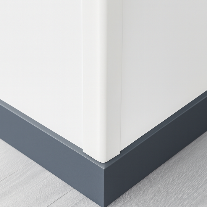 White 1 Metre UPVC Angle 25mm x 25mm Corner Trim