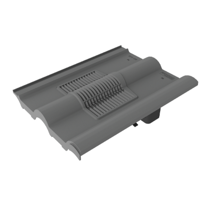 Timloc Grey Double Roman Roof Tile Vent