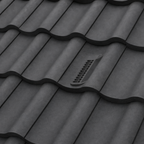 Timloc Brown Single Pantile Roof Tile Vent with Adapter