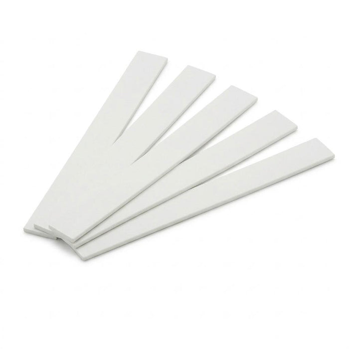 5 x 25mm White PVC Flat Bar x 1 Metre