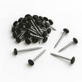 Poly Top Pins Nails 1500 Pack 40mm Black UPVC