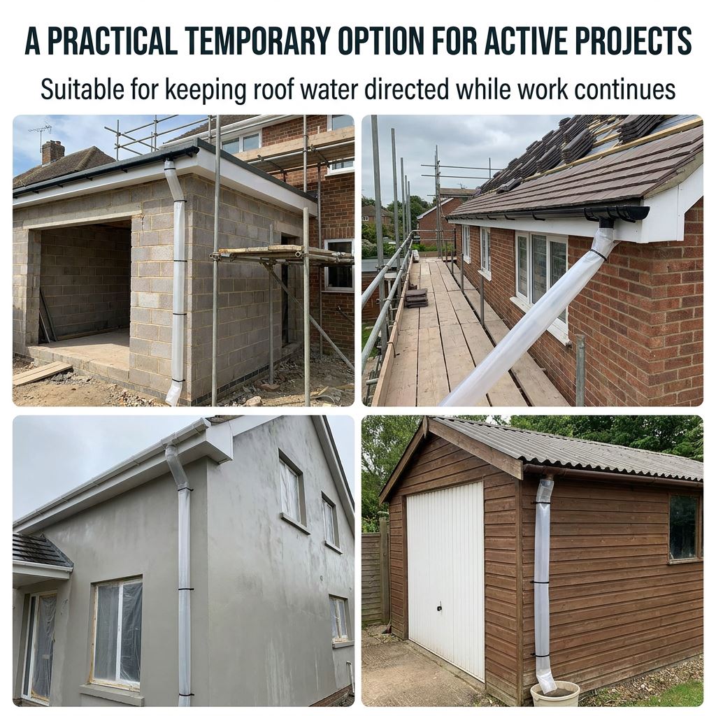 Temporary Rainwater Downpipe Kits