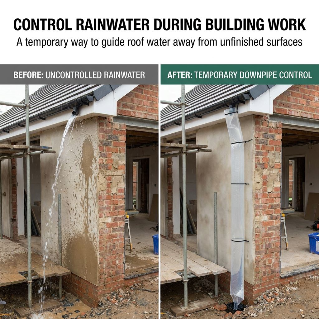 Temporary Rainwater Downpipe Kits