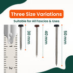 Anthracite Grey UPVC Poly Top Pins Stainless Steel