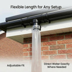 10m Squareline Gutter Running Outlet Kit