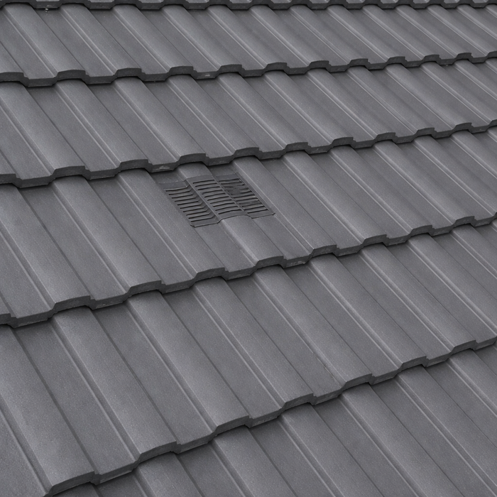 Timloc Red Castellated Roof Tile Vent with Adapter