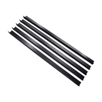 5 x Black Rigid Angle – 10mm x 10mm x 1 Metre PVC Corner Trim