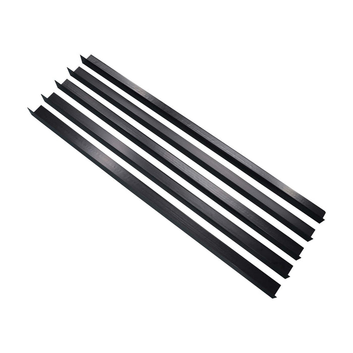5 x Black Rigid Angle – 10mm x 10mm x 1 Metre PVC Corner Trim