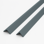 1 Metre uPVC Grey Plastic Rigid Corner Cover Trims