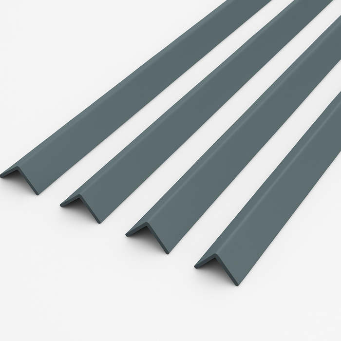 4 x Anthracite Grey Rigid Angle 50mm x 50mm x 1  Metre  ^