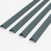 4 x Anthracite Grey Rigid Angle 40mm x 40mm x 1  Metre  ^