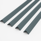 1 Metre uPVC Grey Plastic Rigid Corner Cover Trims