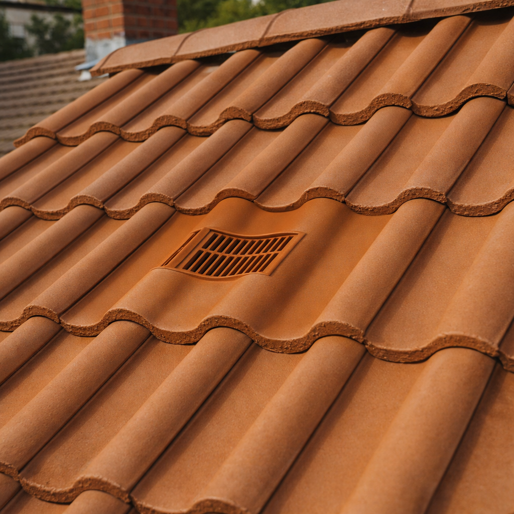Timloc Red Double Pantile Roof Tile Vent