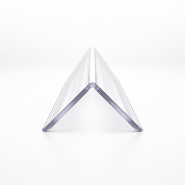 4 x 10x10mm Clear Angles x 1 meter
